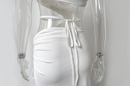 Elegantes Sommer-Maxikleid mit Cut-out & Schlitz