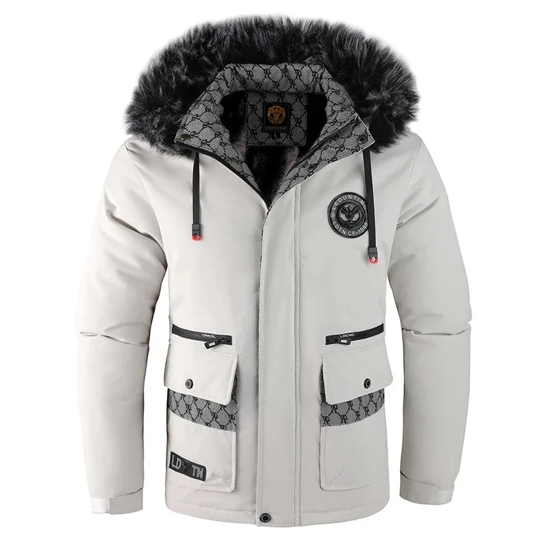 Wärmende Winterjacke für Herren