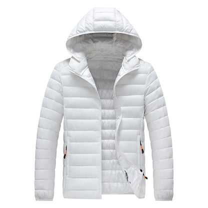 Herren Winterparka – Wasserdicht, Warm, Mit Abnehmbarer Kapuze, Lässige Outdoor-Jacke für Herbst & Winter