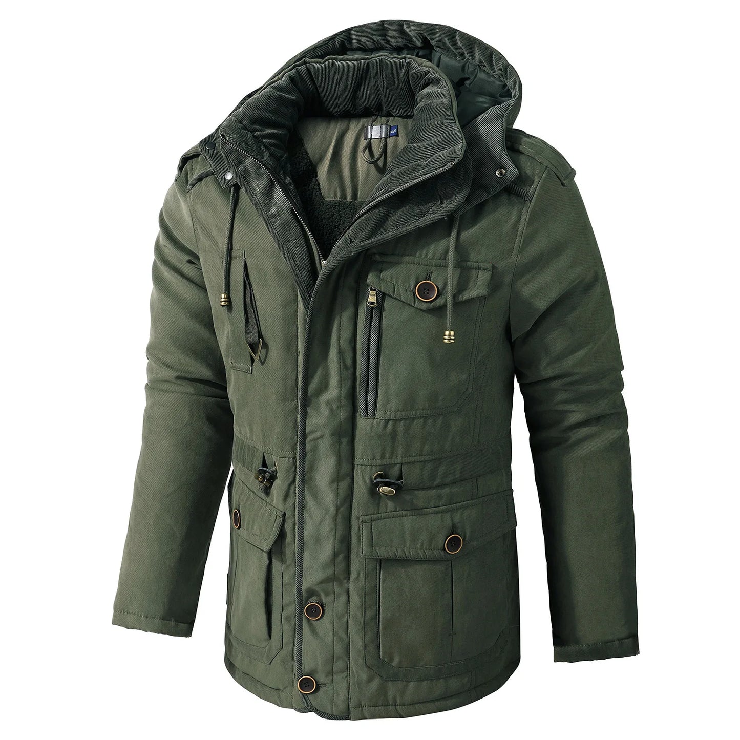 Thick fleece parka