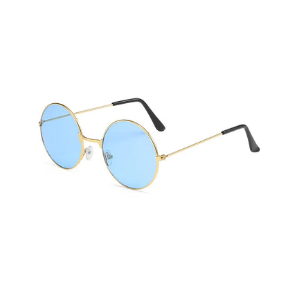 Retro Rundbrille | Hippie Style | Metallrahmen | Bunt | UV400