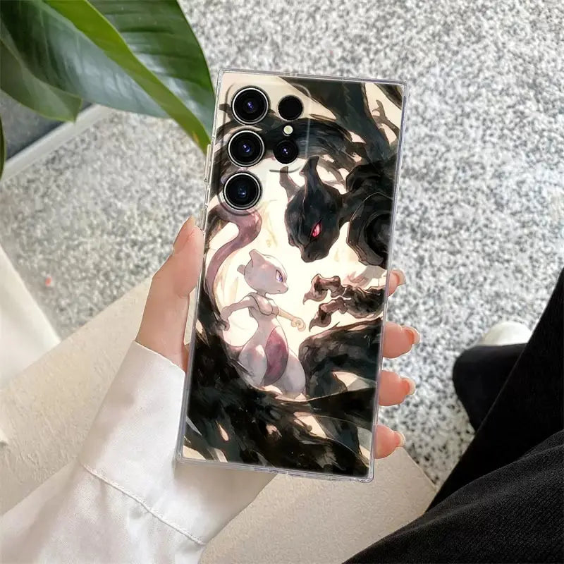 Premium Pokémon Ink-Art Hülle für Samsung Galaxy S-Serie | Clear Case