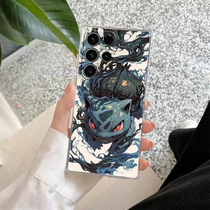 Premium Pokémon Ink-Art Hülle für Samsung Galaxy S-Serie | Clear Case