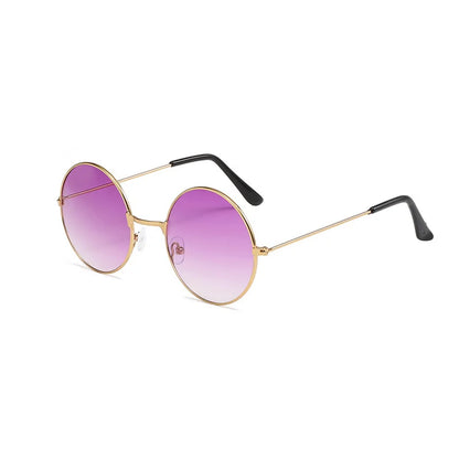 Retro Rundbrille | Hippie Style | Metallrahmen | Bunt | UV400