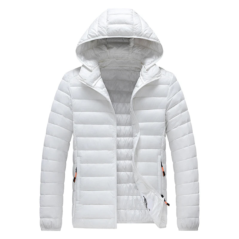 Herren Winterparka – Wasserdicht, Warm, Mit Abnehmbarer Kapuze, Lässige Outdoor-Jacke für Herbst & Winter