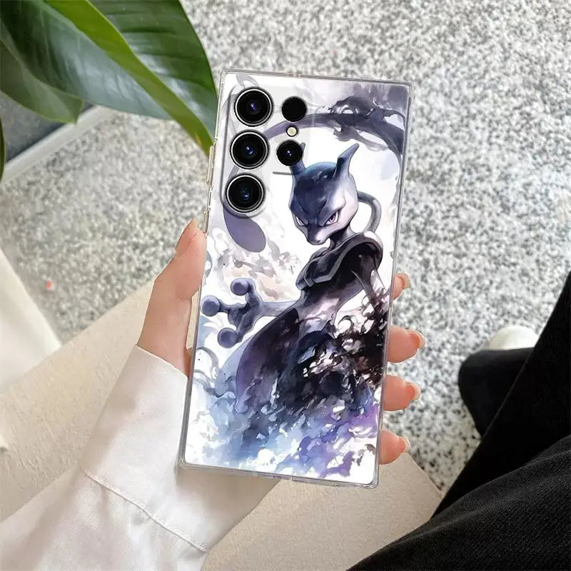 Premium Pokémon Ink-Art Hülle für Samsung Galaxy S-Serie | Clear Case