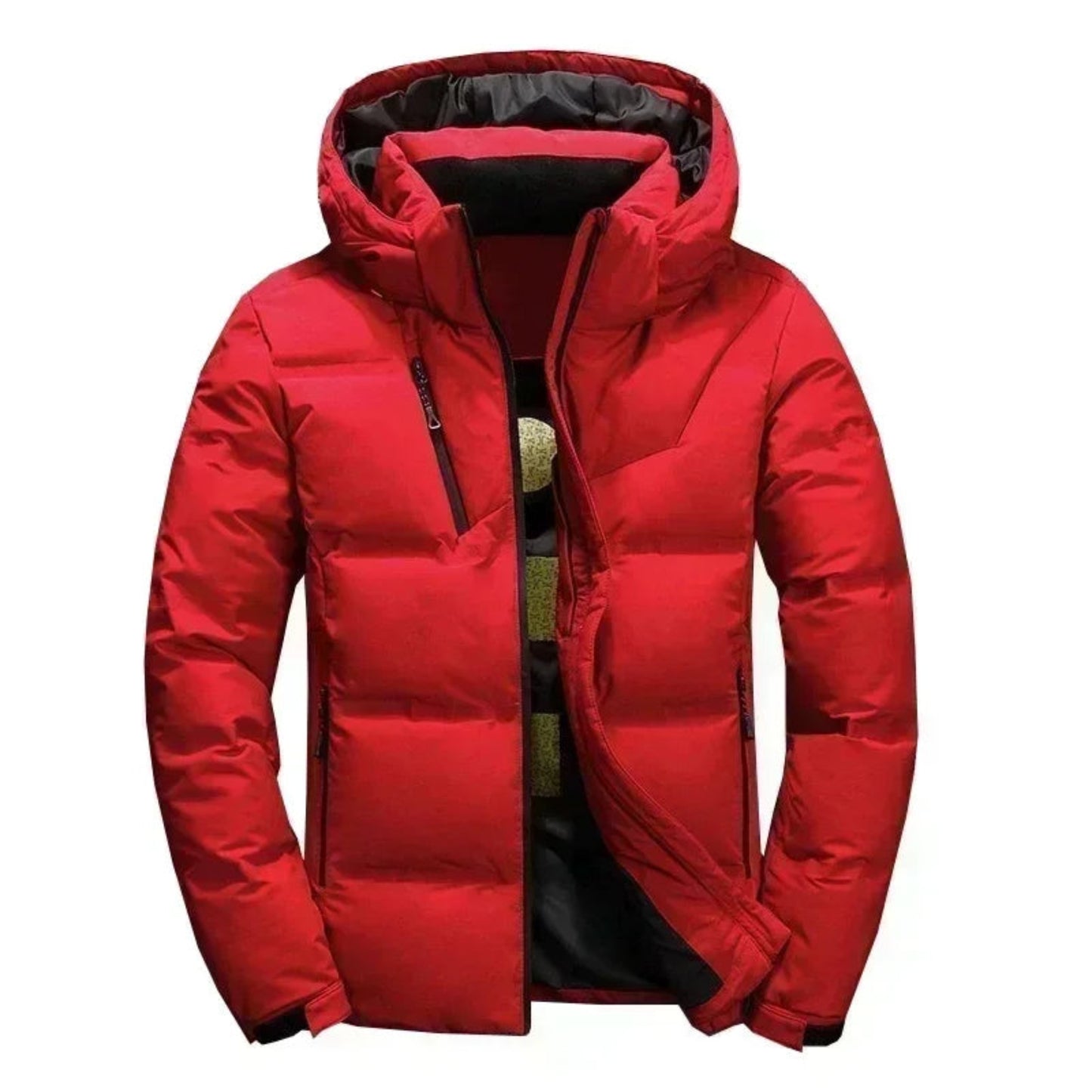 Sportliche gefütterte Herrenjacke für Outdoor-Abenteuer