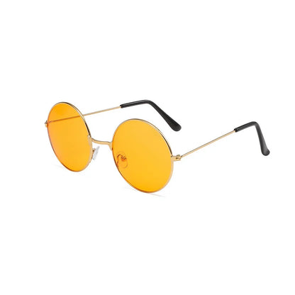 Retro Rundbrille | Hippie Style | Metallrahmen | Bunt | UV400