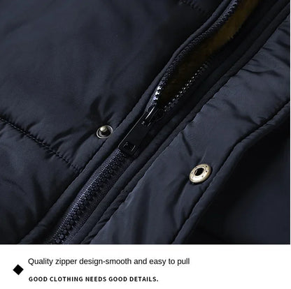 Fleece lined winter coat