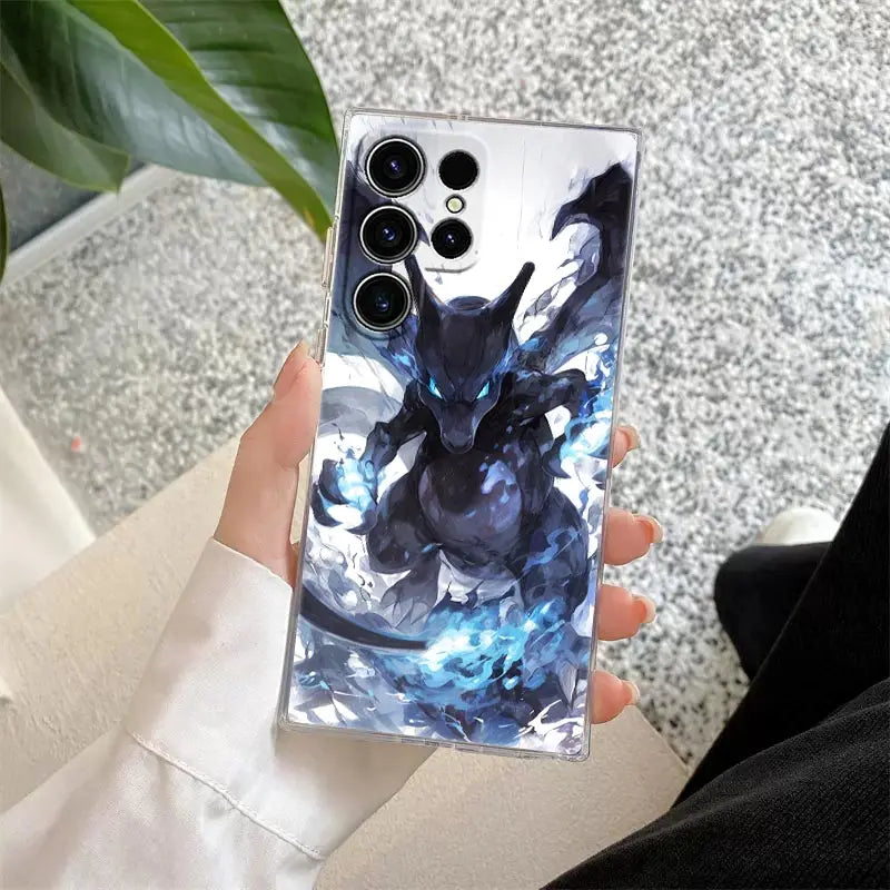 Premium Pokémon Ink-Art Hülle für Samsung Galaxy S-Serie | Clear Case