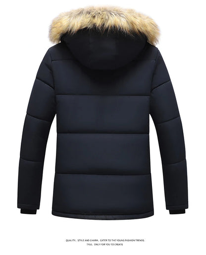 Fleece lined winter coat