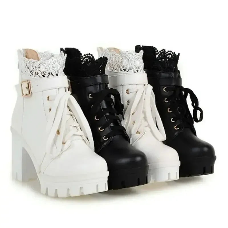 absatz-plateau-stiefel-mit-spitze-high-heels-jlr-design-12377 - JLR Design