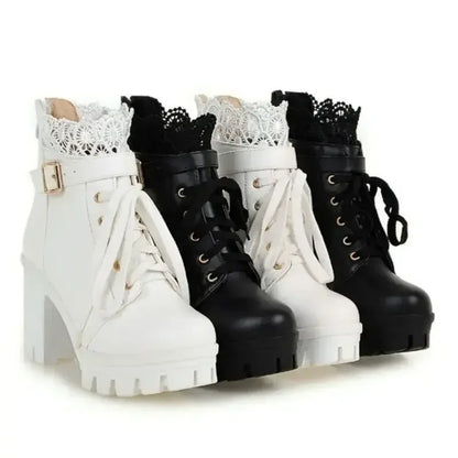 absatz-plateau-stiefel-mit-spitze-high-heels-jlr-design-12377 - JLR Design