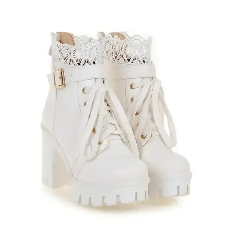 absatz-plateau-stiefel-mit-spitze-high-heels-jlr-design-97413 - JLR Design