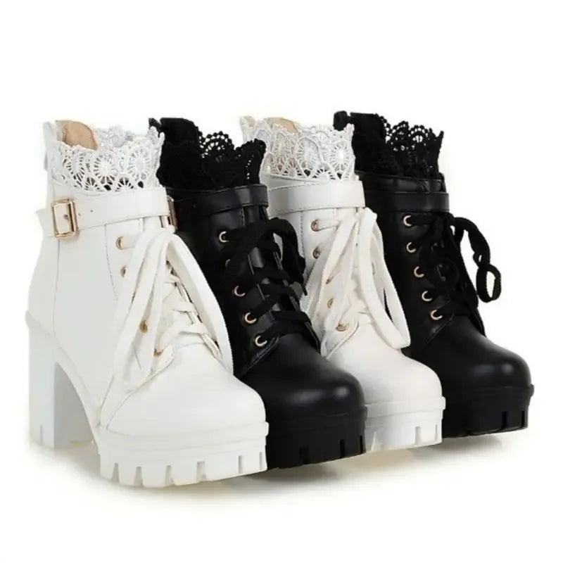 absatz-plateau-stiefel-mit-spitze-high-heels-jlr-design-81663 - JLR Design