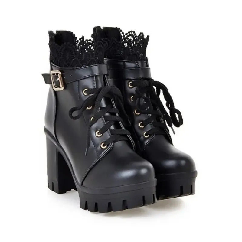 absatz-plateau-stiefel-mit-spitze-high-heels-jlr-design-86623 - JLR Design