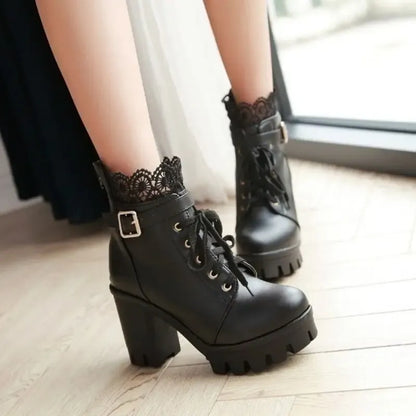 absatz-plateau-stiefel-mit-spitze-high-heels-jlr-design-18521 - JLR Design