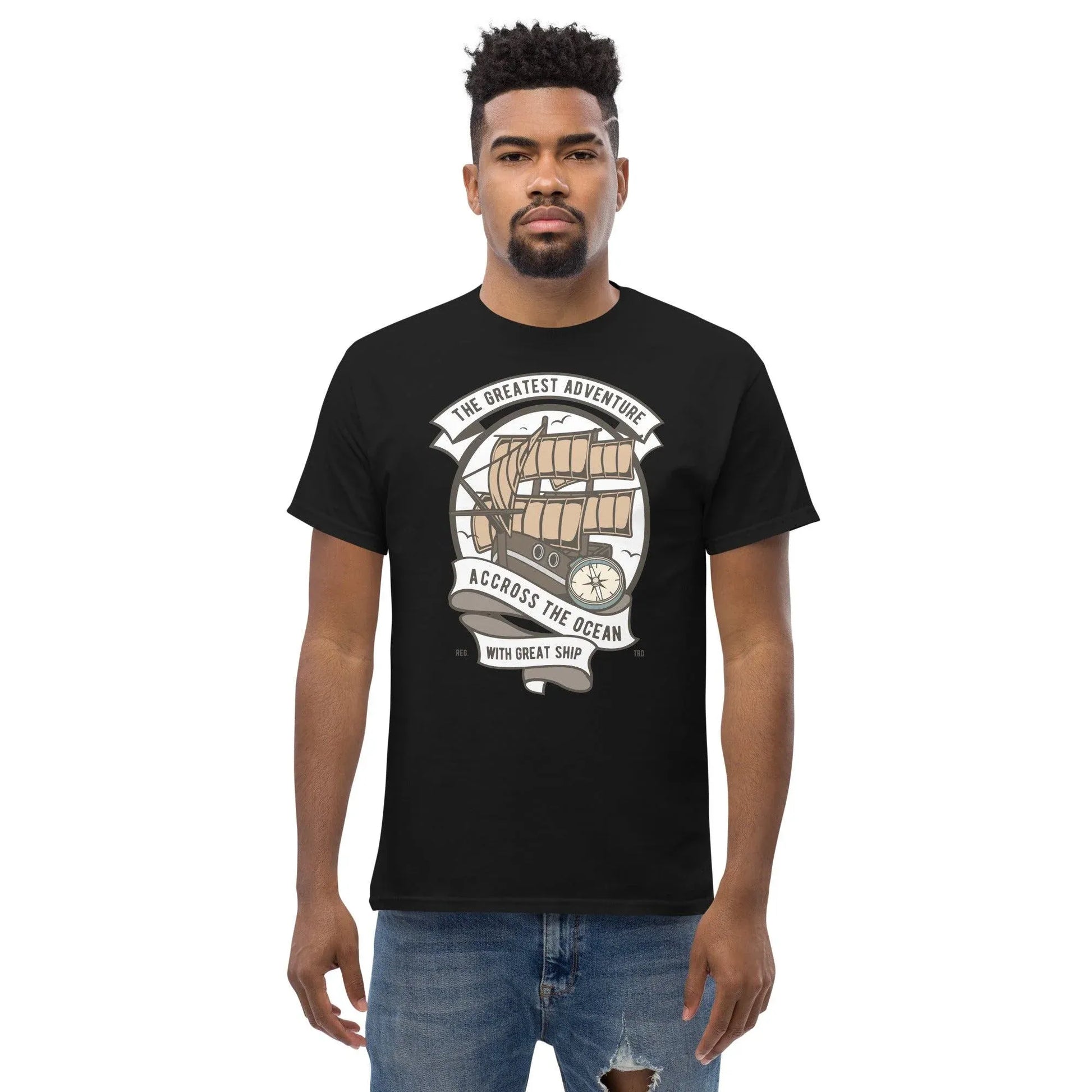 across-the-ocean-herren-t-shirt-t-shirt-jlr-design-39860 - JLR Design