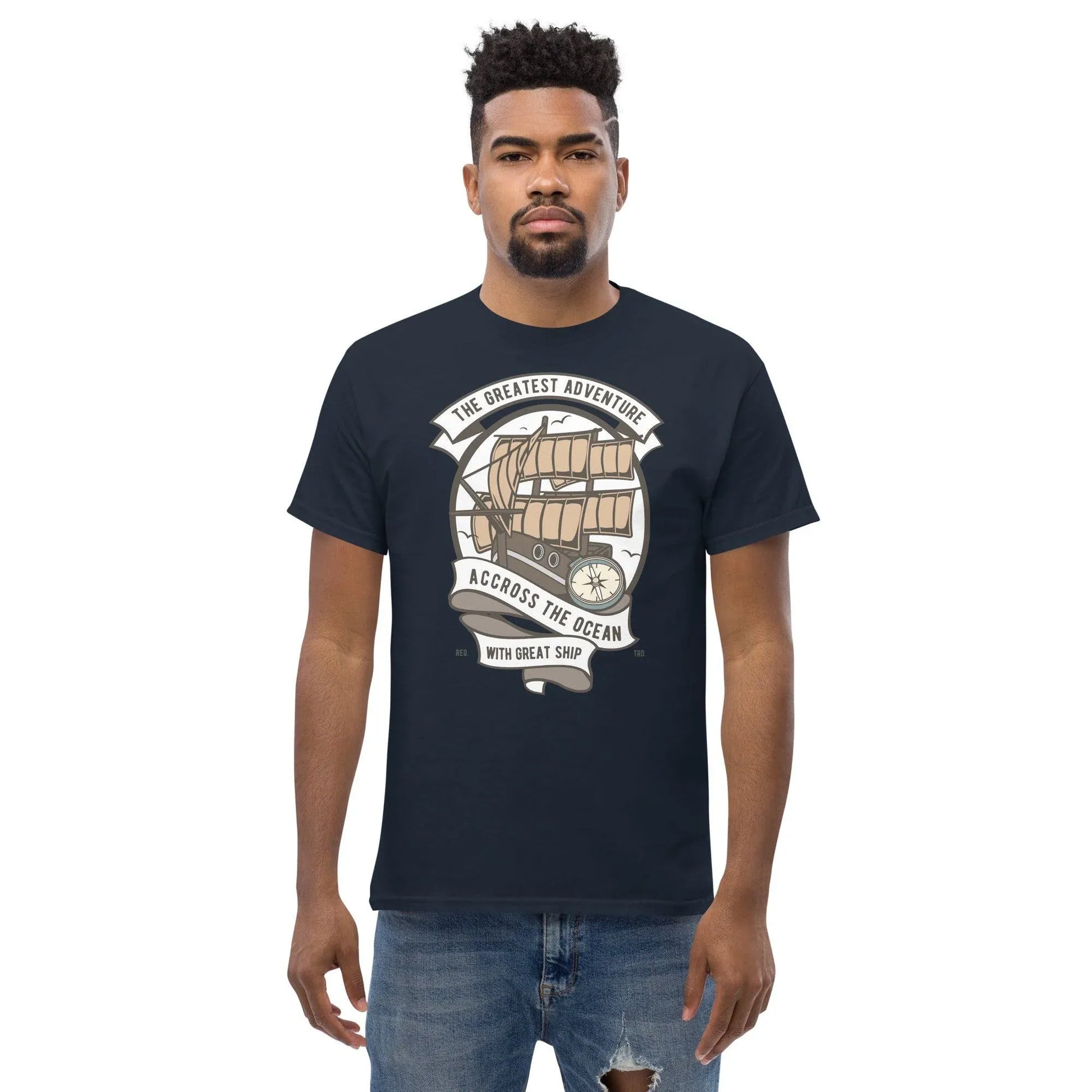 across-the-ocean-herren-t-shirt-t-shirt-jlr-design-16706 - JLR Design