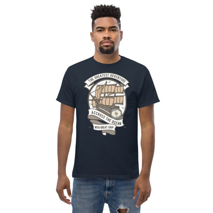 Across the Ocean Herren T-Shirt T-Shirt 29.99 Across, Herren, Ocean, T-Shirt JLR Design