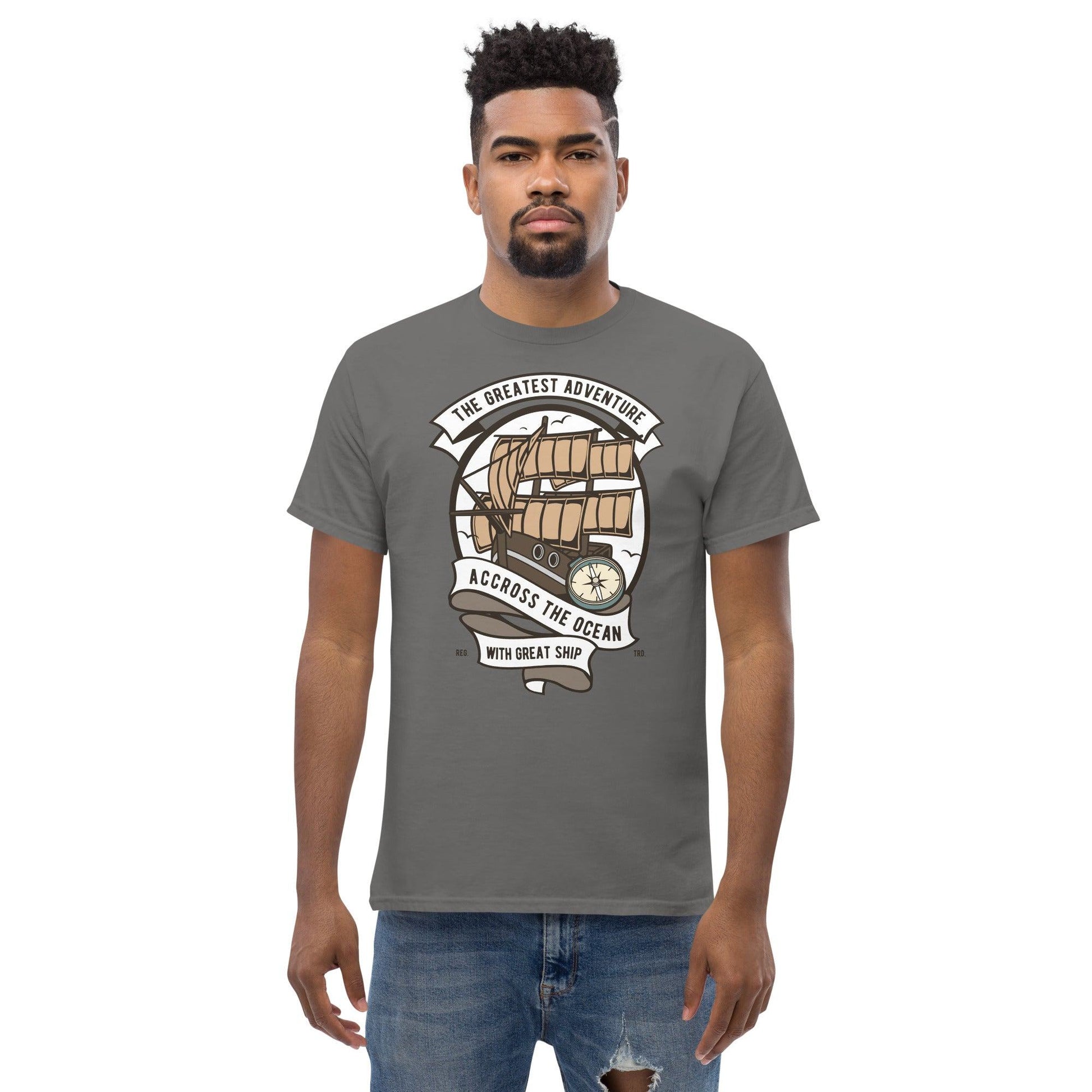 Across the Ocean Herren T-Shirt T-Shirt JLR Design