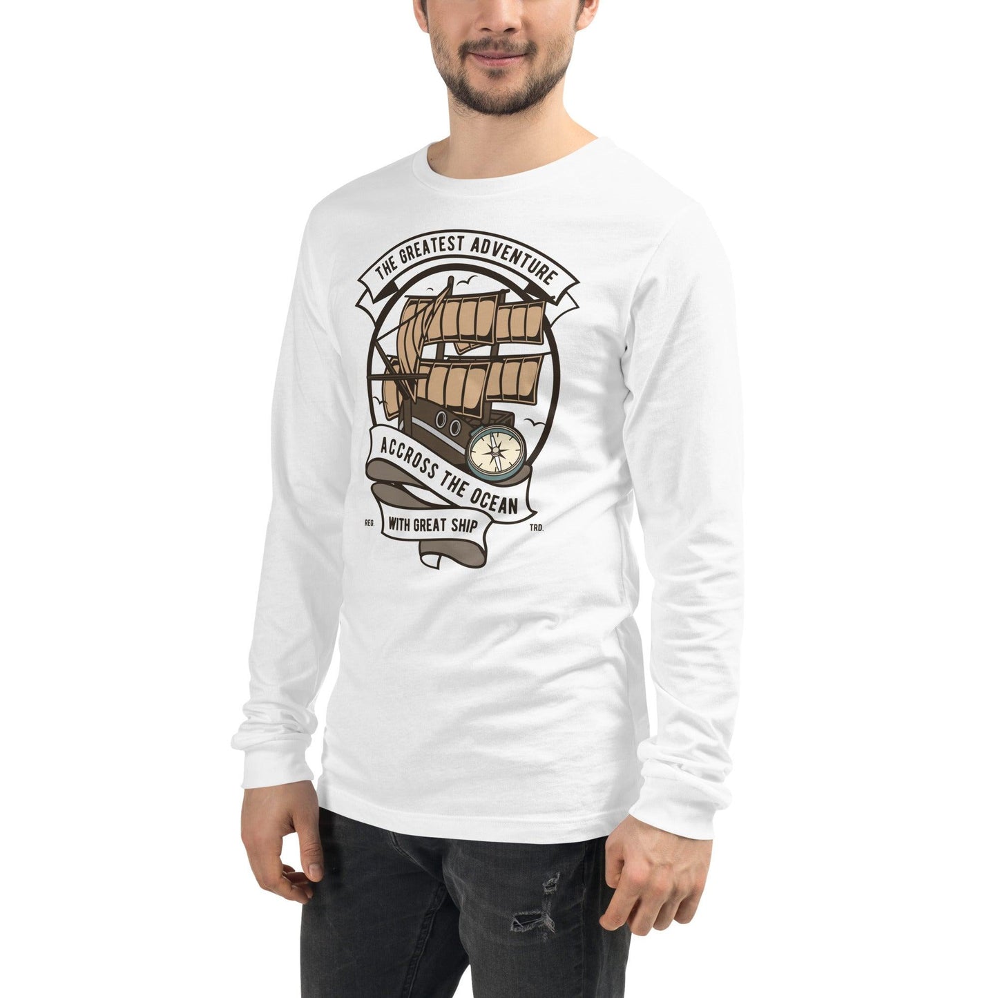 Across the Ocean Langarmshirt Langarmshirt 44.99 Across, Langarmshirt, Ocean JLR Design