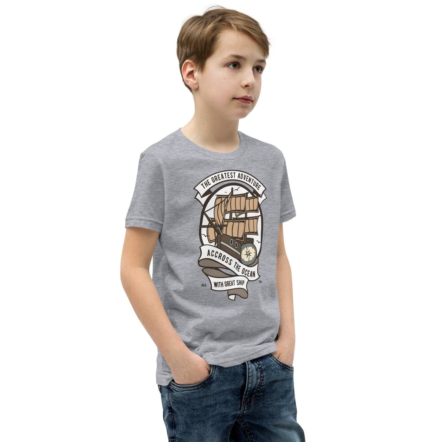 Across the Ocean T-Shirt für Kinder T-Shirt 36.99 Across, Kinder, Ocean, T-Shirt JLR Design