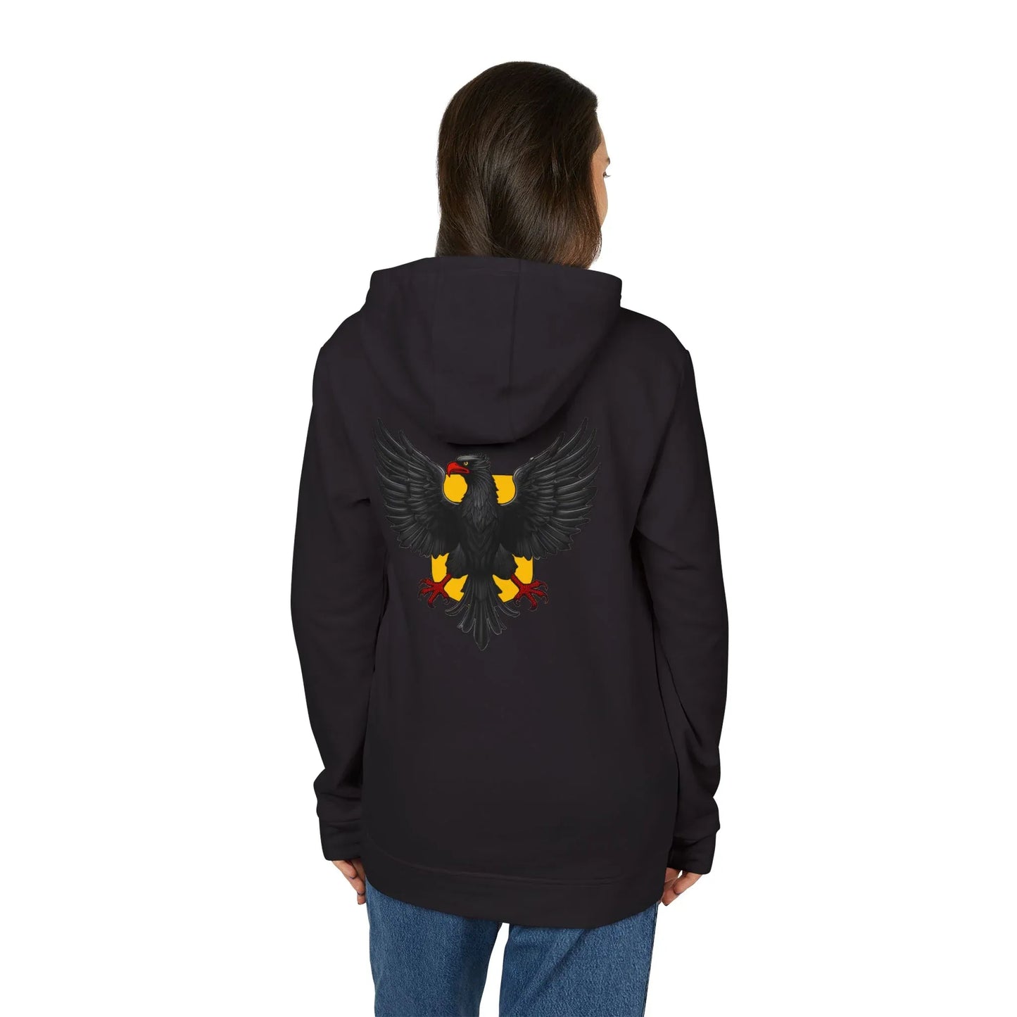 adidas-fleece-hoodie-mit-deutschem-adler-hoodie-jlr-design-90955 - JLR Design