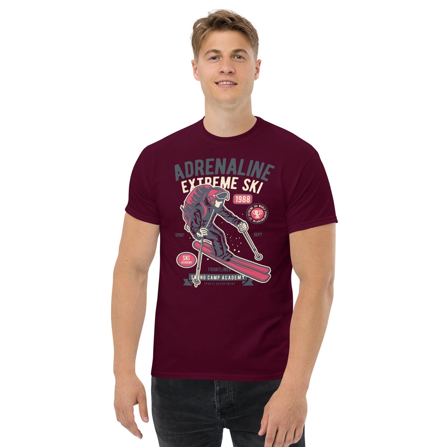 Adrenaline Extreme Ski Herren T-Shirt T-Shirt 31.99 Adrenaline, Extreme, Herren, Ski, T-Shirt JLR Design