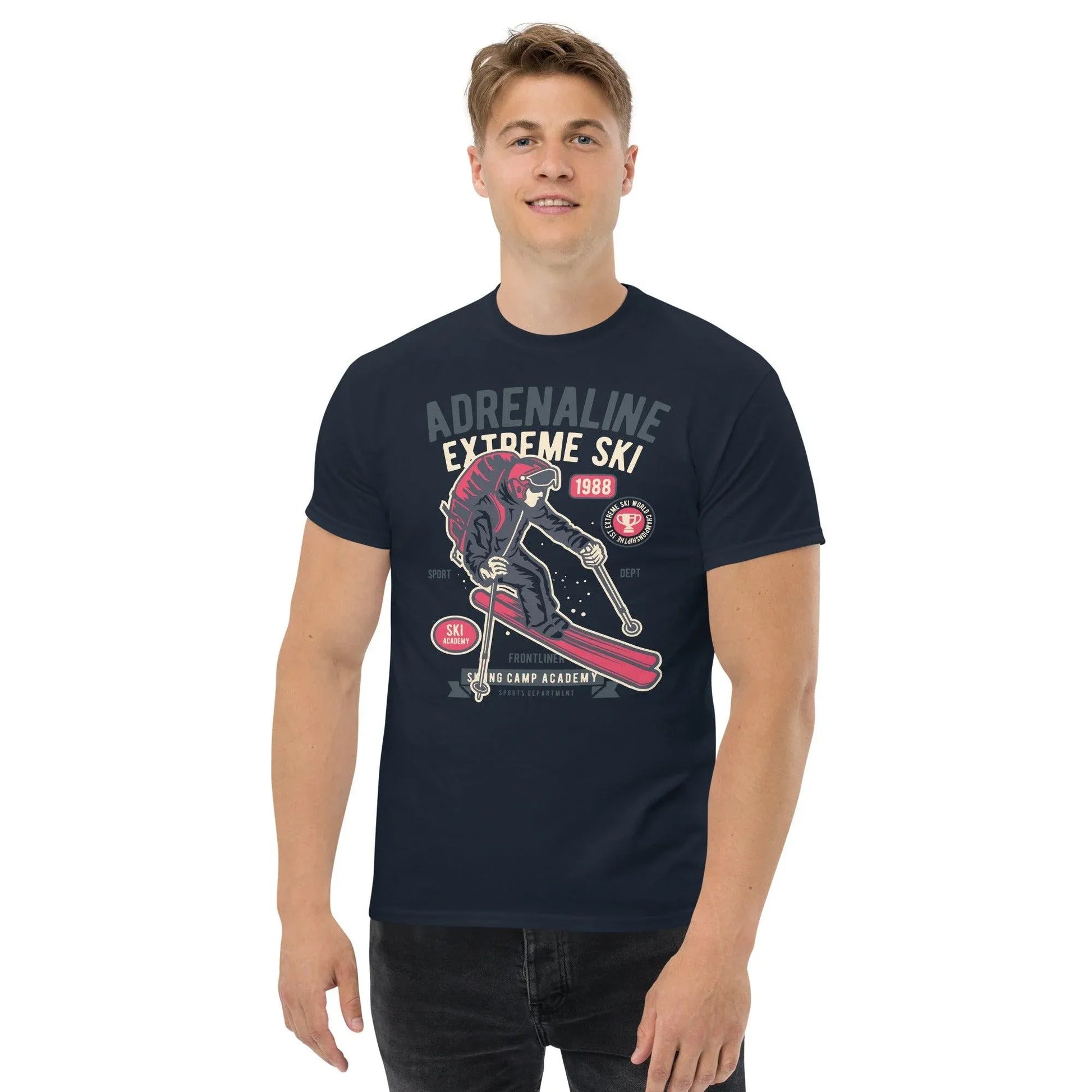 adrenaline-extreme-ski-herren-t-shirt-t-shirt-jlr-design-89724 - JLR Design