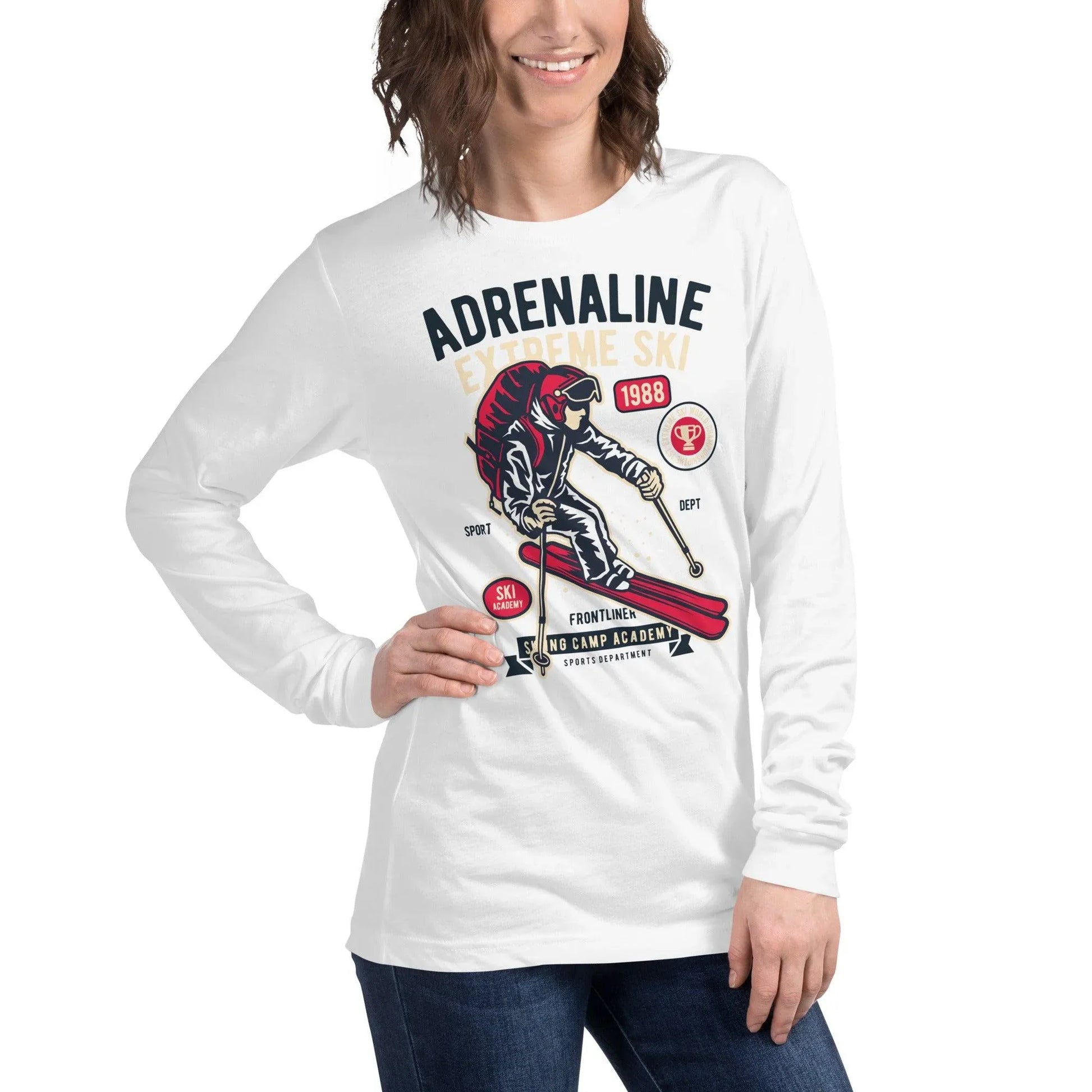 Adrenaline Extreme Ski Long Langarmshirt Langarmshirt JLR Design