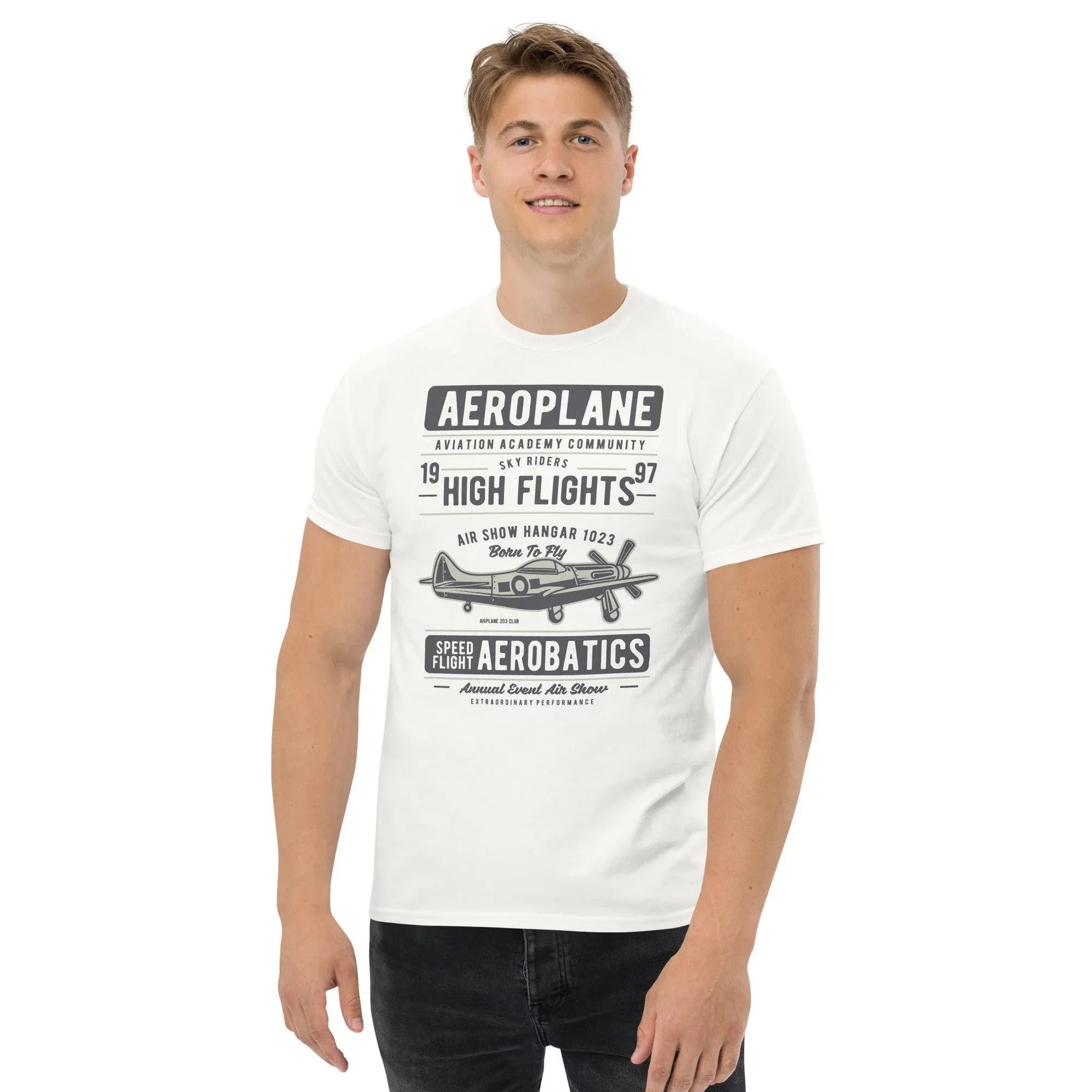 aeroplane-herren-t-shirt-t-shirt-jlr-design-74569 - JLR Design