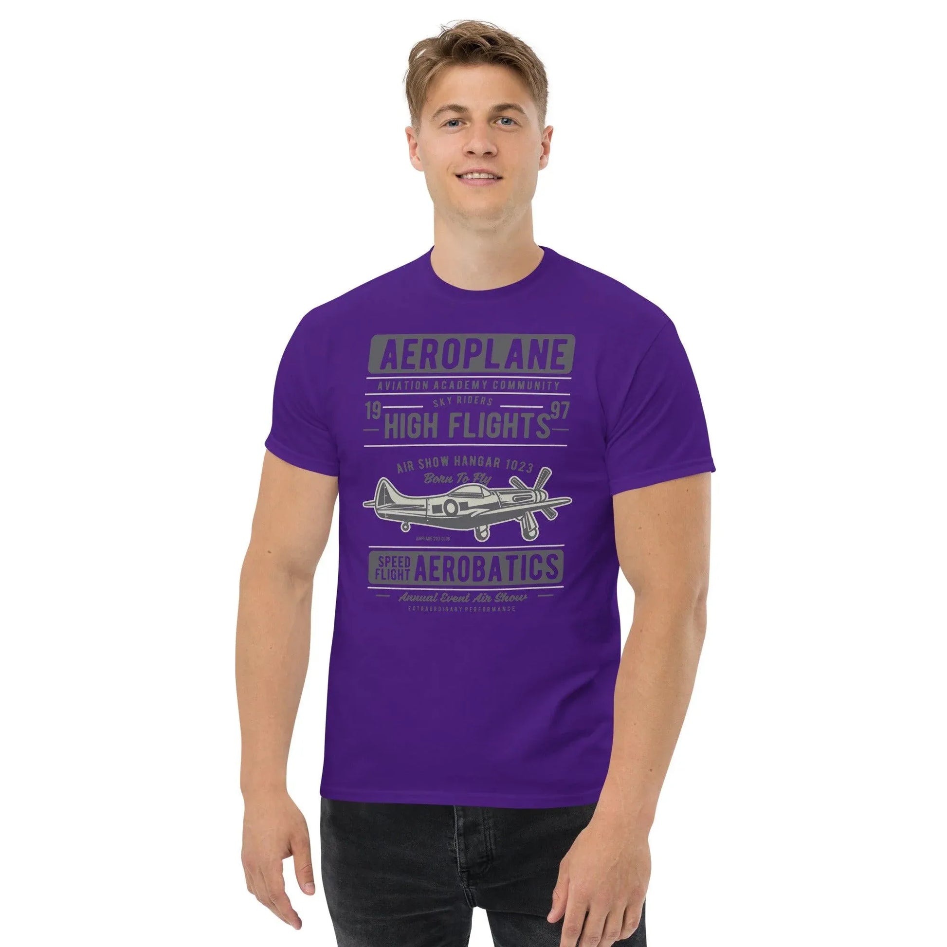 aeroplane-herren-t-shirt-t-shirt-jlr-design-52745 - JLR Design