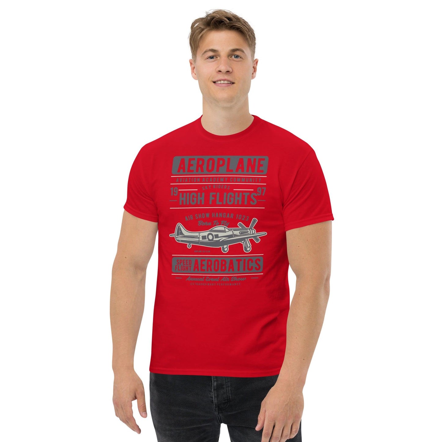 Aeroplane Herren-T-Shirt T-Shirt 29.99 Aerobatics, Aeroplane, Herren, T-Shirt JLR Design