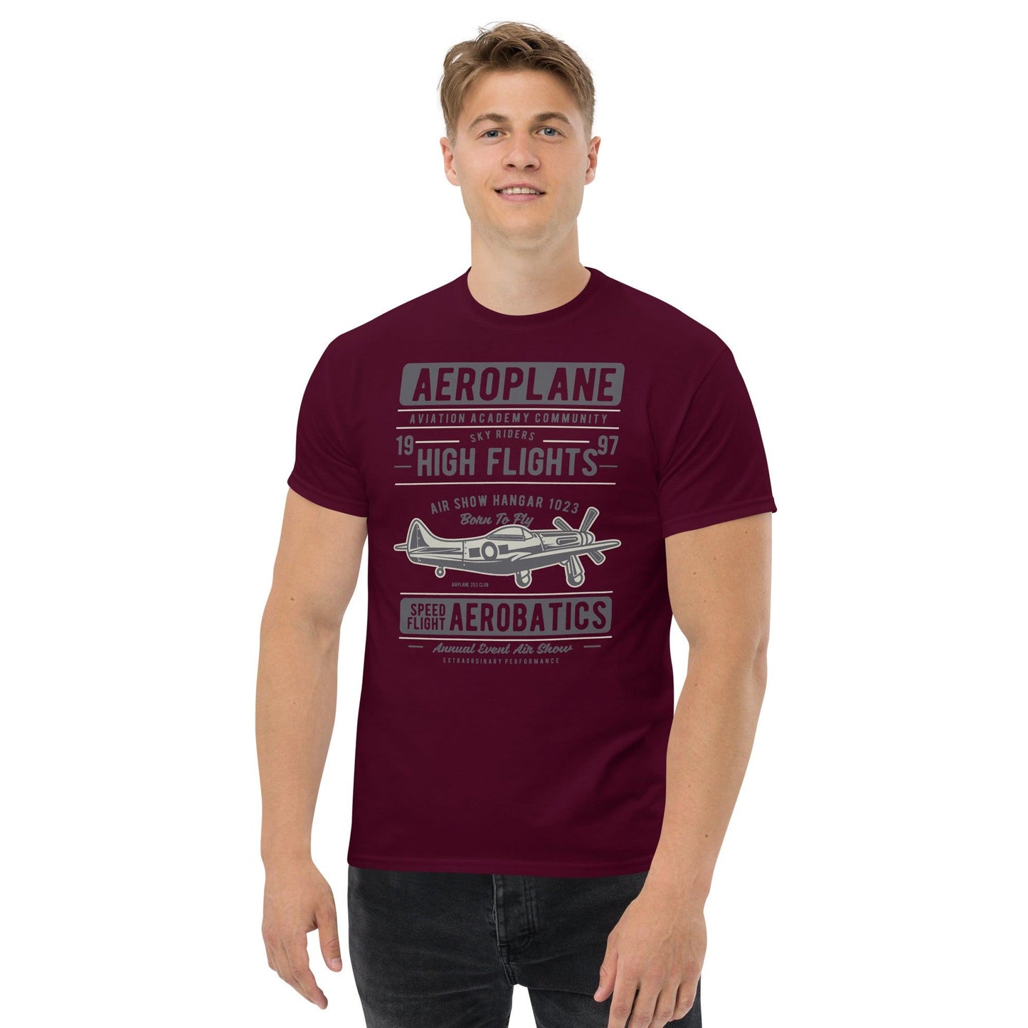 Aeroplane Herren-T-Shirt T-Shirt 29.99 Aerobatics, Aeroplane, Herren, T-Shirt JLR Design