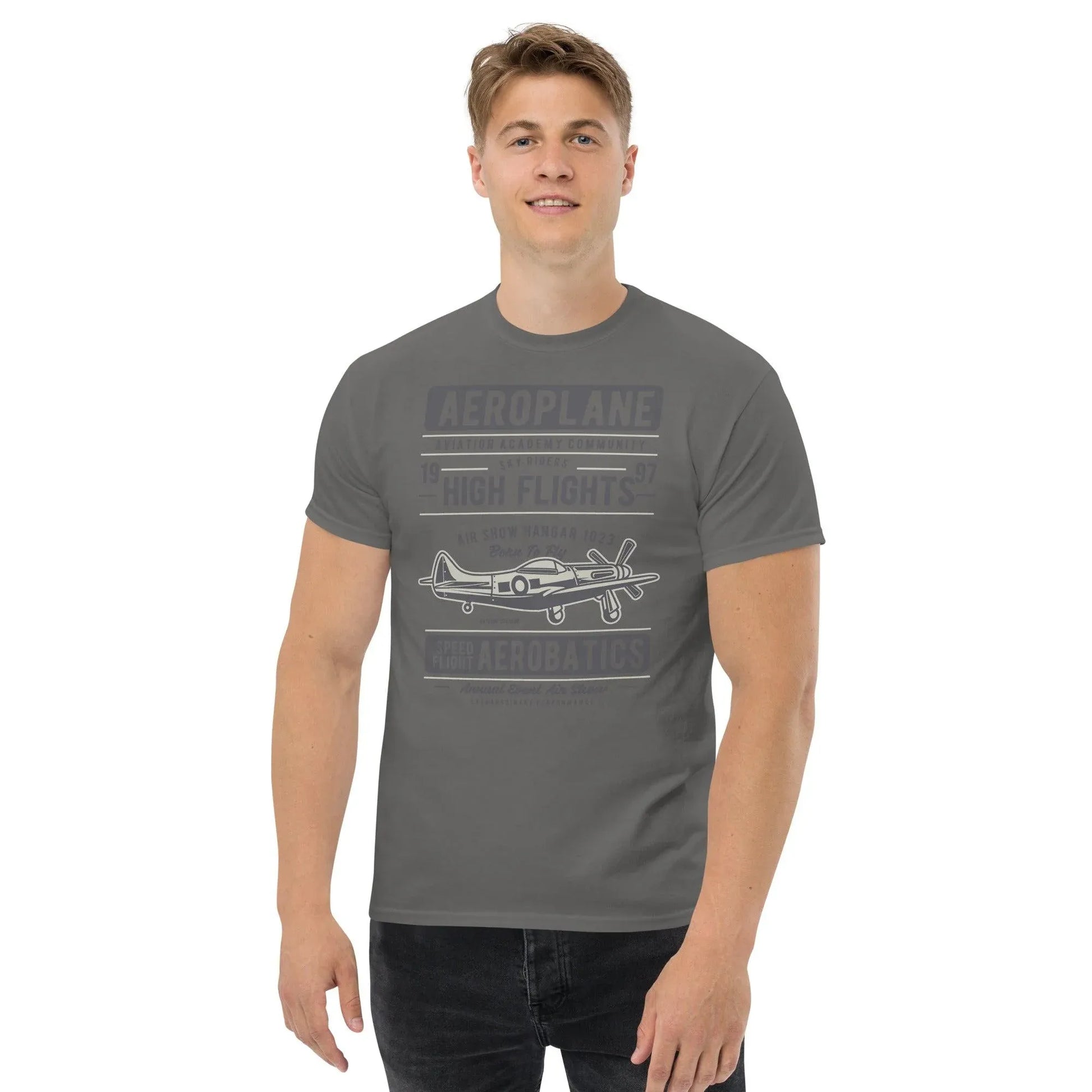 aeroplane-herren-t-shirt-t-shirt-jlr-design-26858 - JLR Design