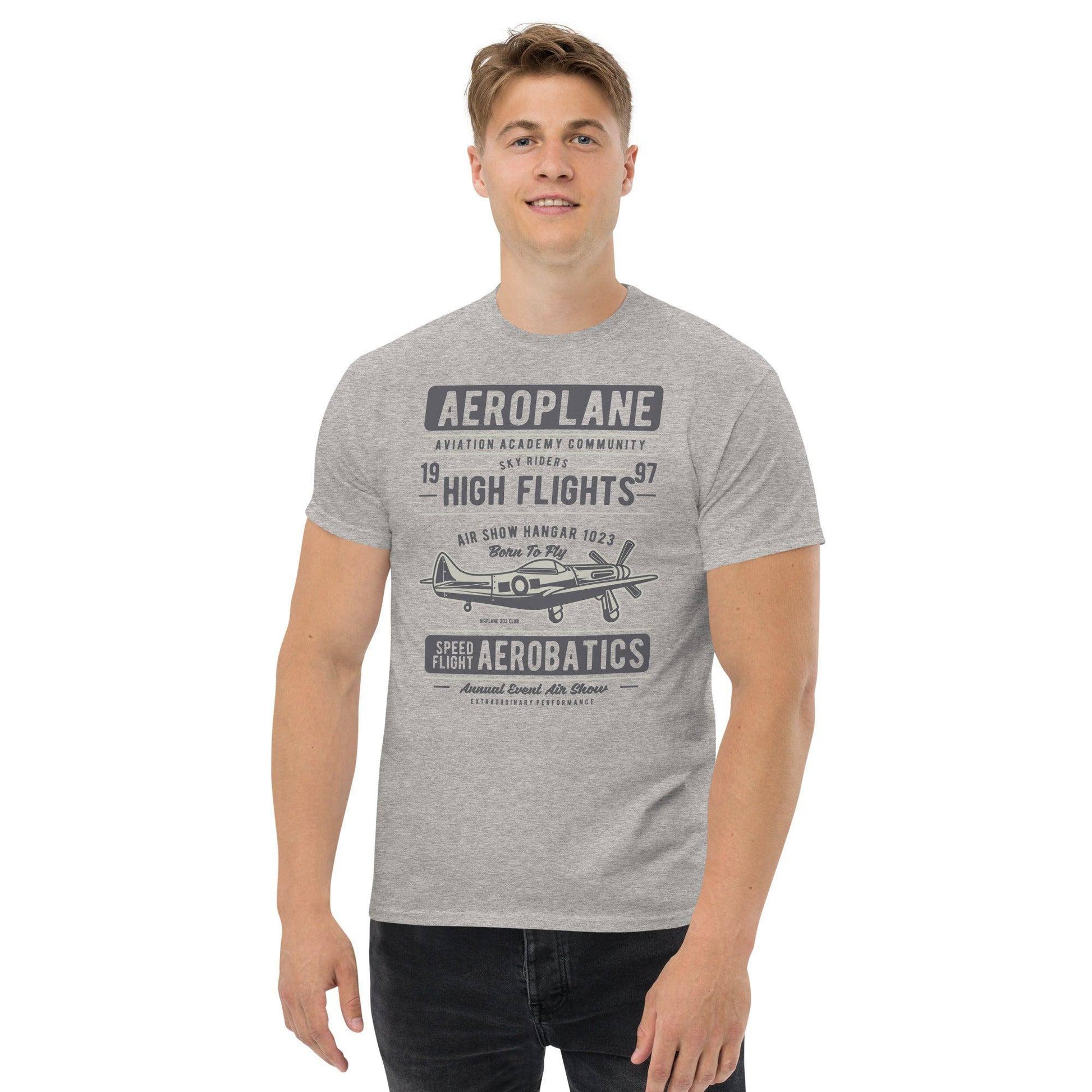 aeroplane-herren-t-shirt-t-shirt-jlr-design-46484 - JLR Design