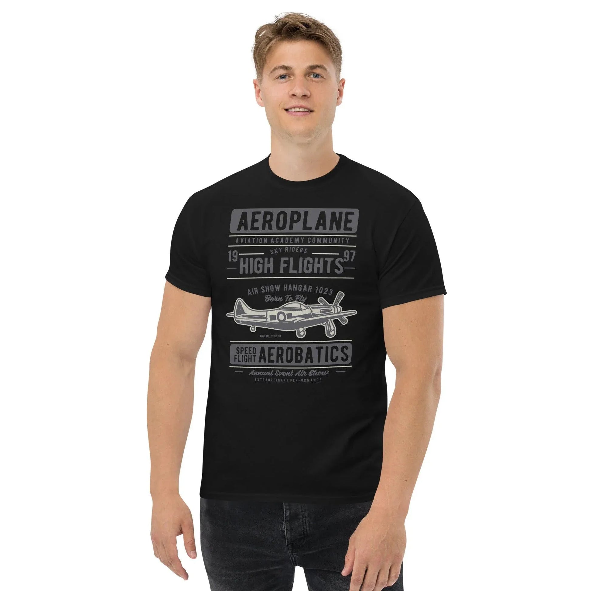 aeroplane-herren-t-shirt-t-shirt-jlr-design-62169 - JLR Design