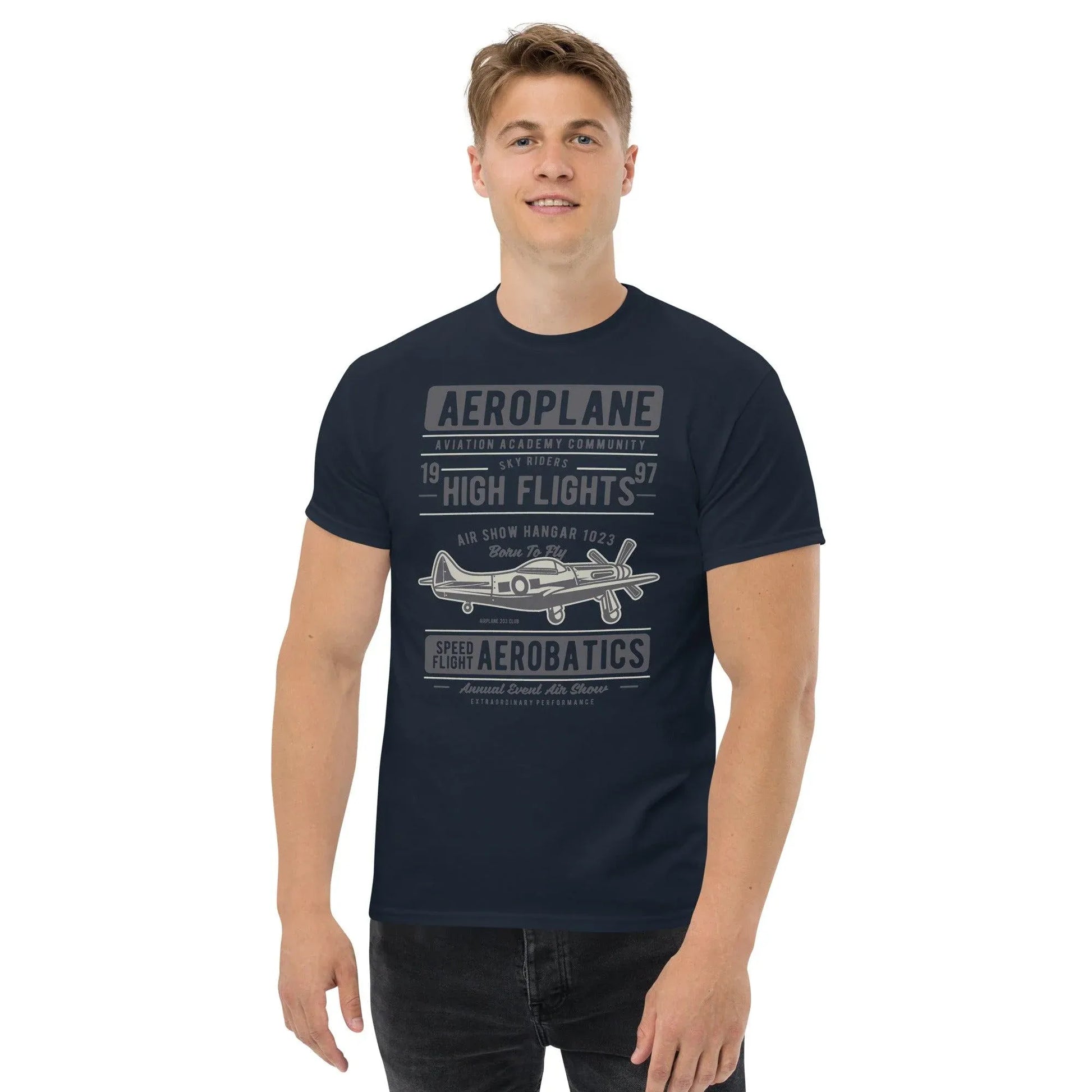 aeroplane-herren-t-shirt-t-shirt-jlr-design-44669 - JLR Design