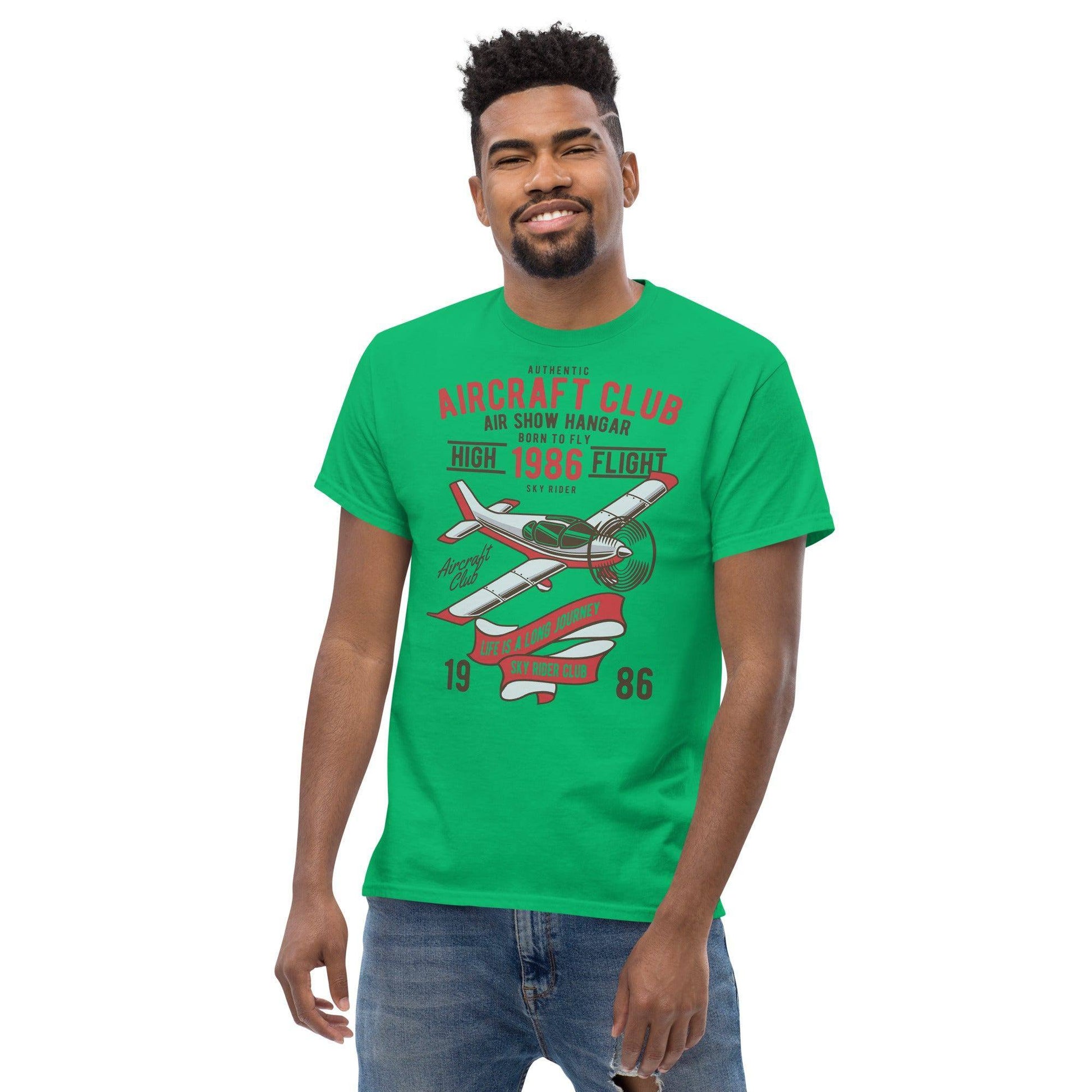 Aircraft Club Herren-T-Shirt T-Shirt JLR Design