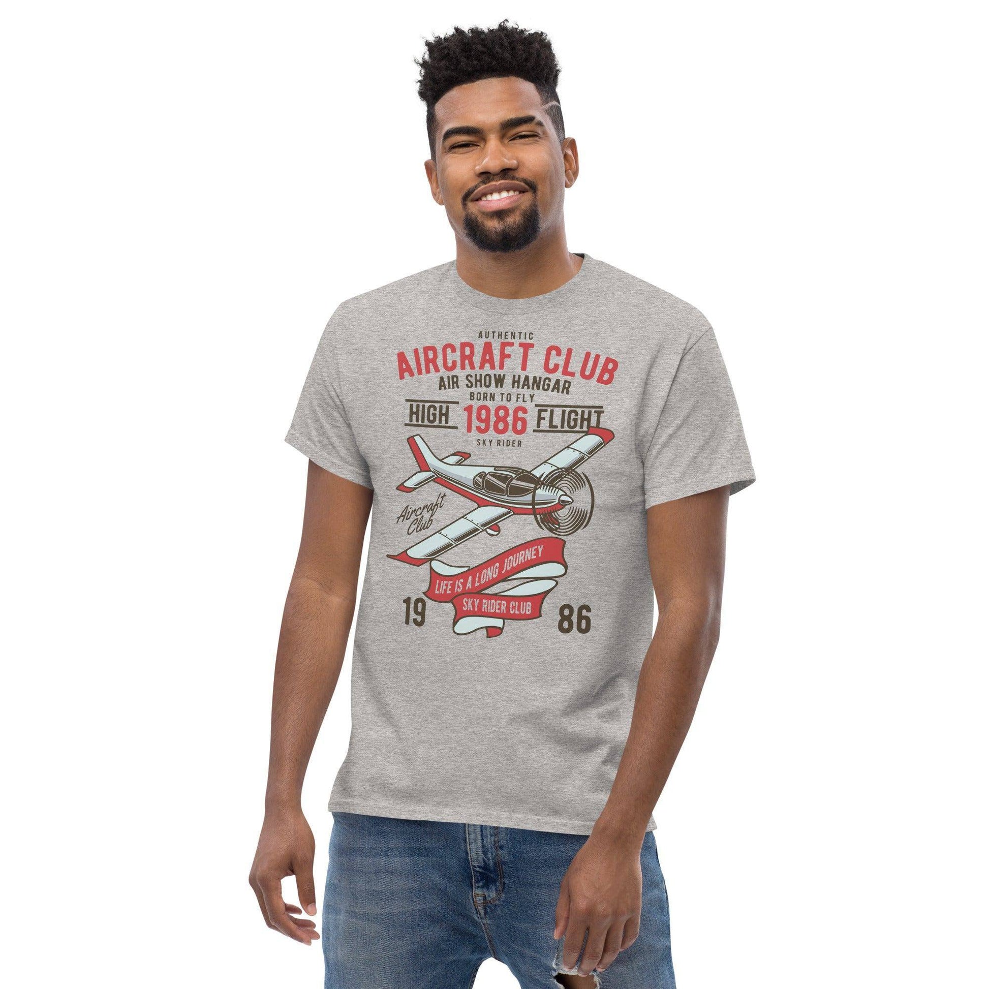 Aircraft Club Herren-T-Shirt T-Shirt JLR Design
