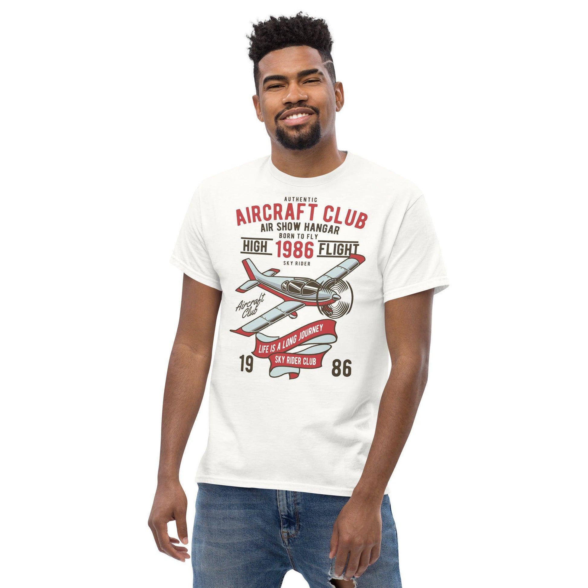 Aircraft Club Herren-T-Shirt T-Shirt JLR Design