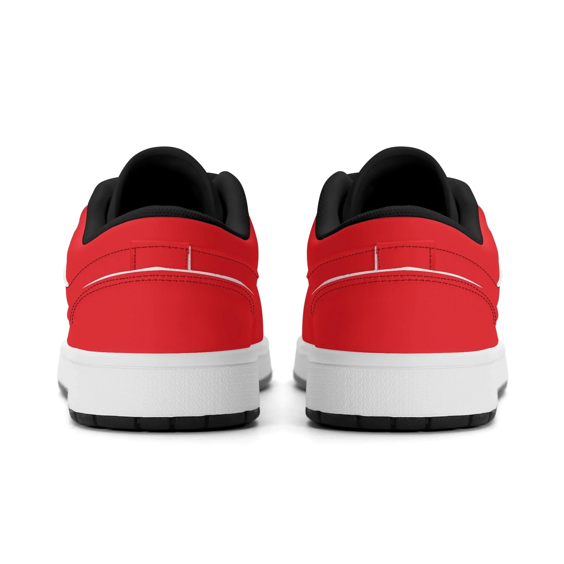 alizarinrote-low-top-leder-sneaker-fur-damen-sneaker-jlr-design-94177 - JLR Design