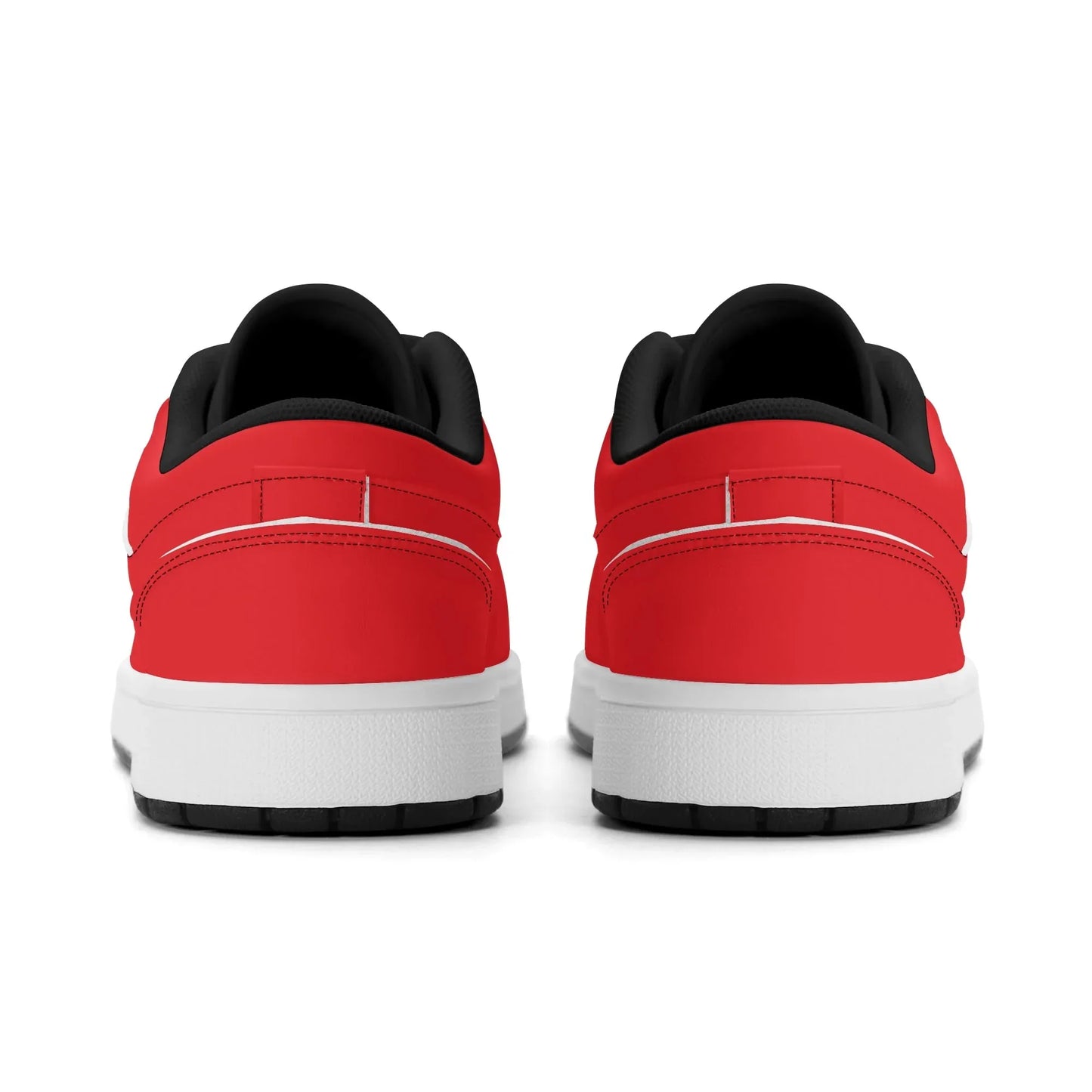 alizarinrote-low-top-leder-sneaker-fur-herren-sneaker-jlr-design-52451 - JLR Design