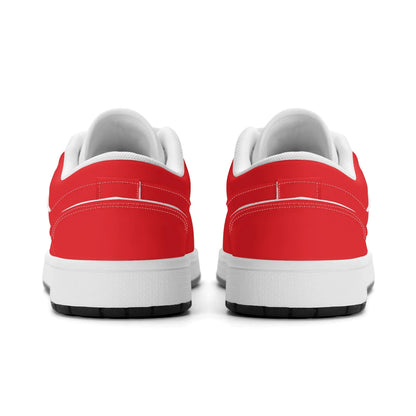 alizarinrote-low-top-leder-sneaker-fur-herren-sneaker-jlr-design-59836 - JLR Design