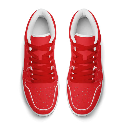 alizarinrote-low-top-leder-sneaker-fur-herren-sneaker-jlr-design-52214 - JLR Design
