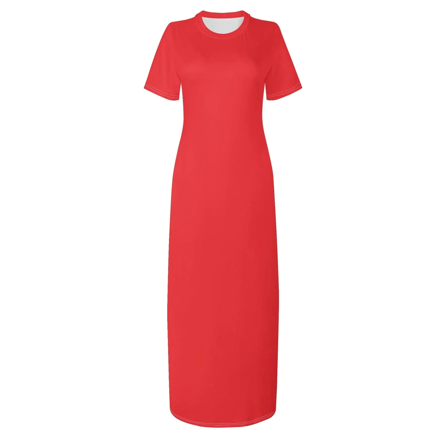 alizarinrotes-short-sleeve-long-dress-long-dress-jlr-design-44443 - JLR Design