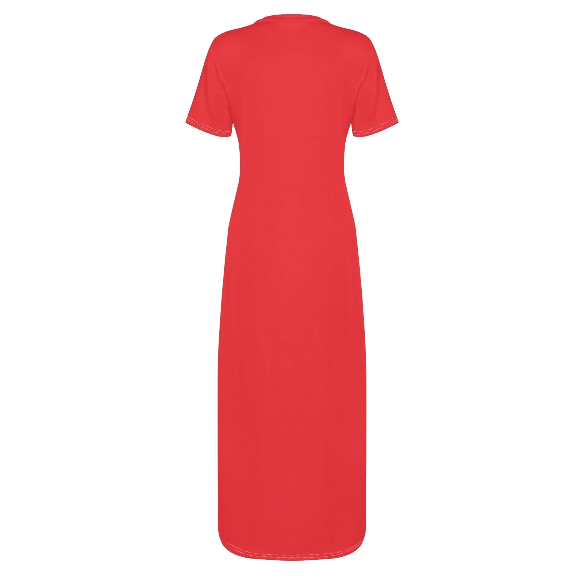 alizarinrotes-short-sleeve-long-dress-long-dress-jlr-design-70187 - JLR Design