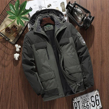 All-weather parka for men