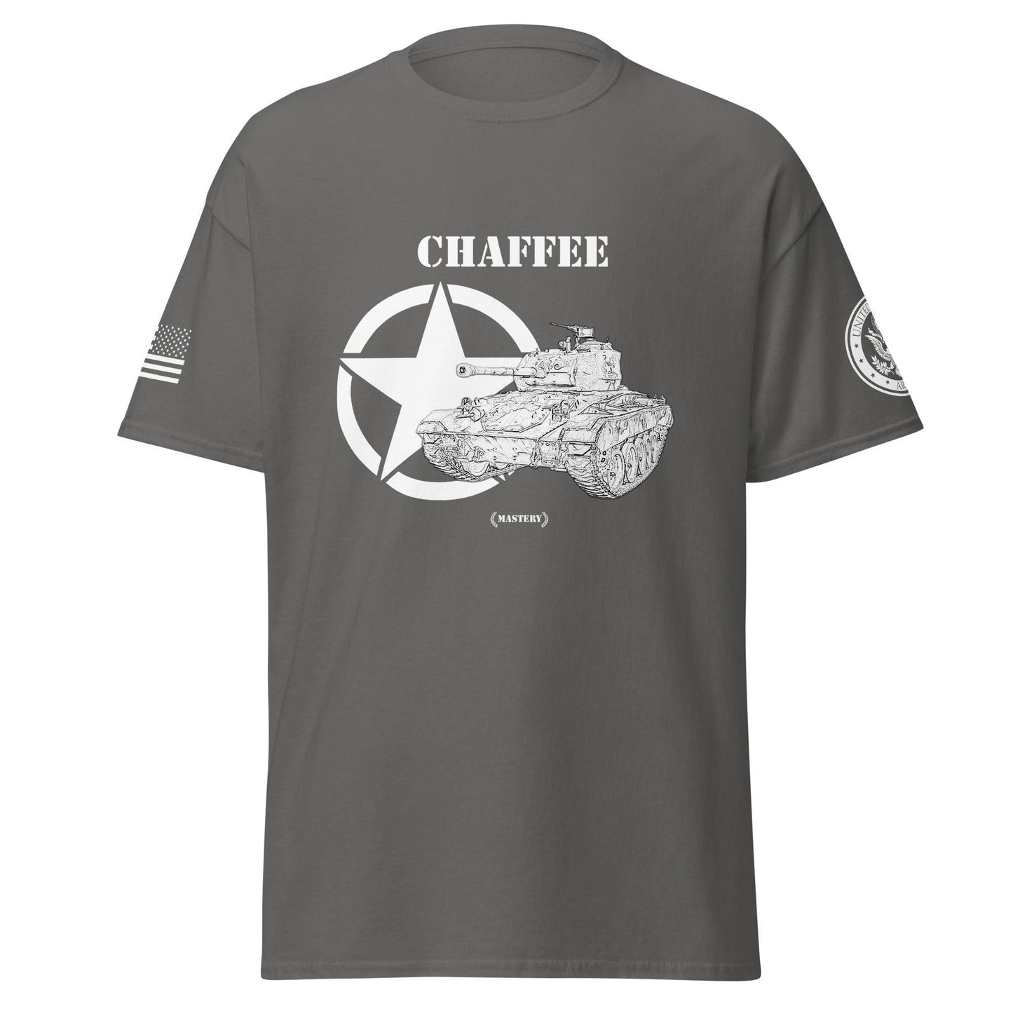 Amerikanischer leichter Panzer Chaffee Mastery T-Shirt sw T-Shirt 29.99 Chaffee, Herren, Mastery, Panzer, T-Shirt, Tanks, Thunder, War, World JLR Design